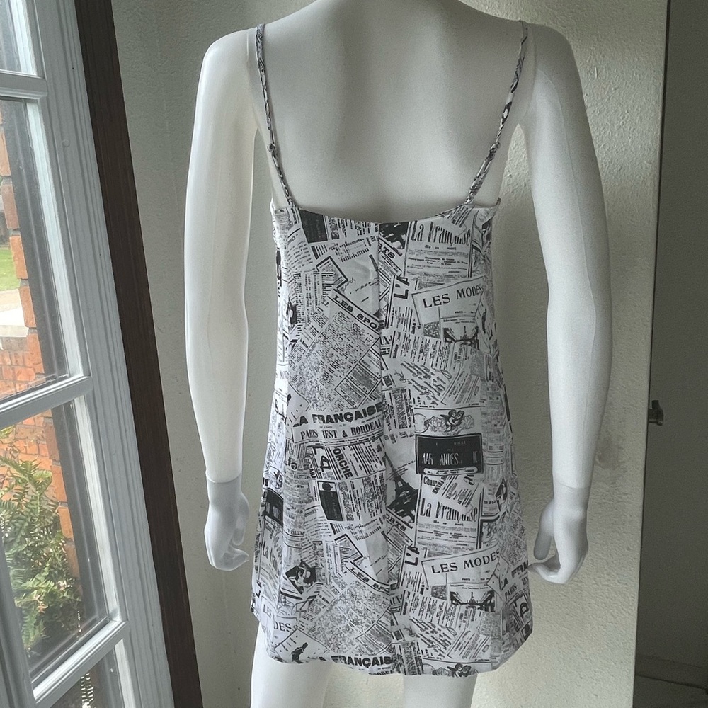 Forever 21 News Print Dress - Picture 4 of 7